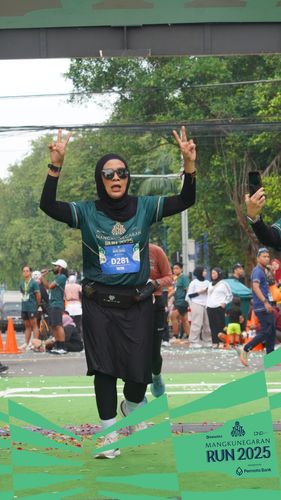 Race photo from Mangkunegaran Run 2025