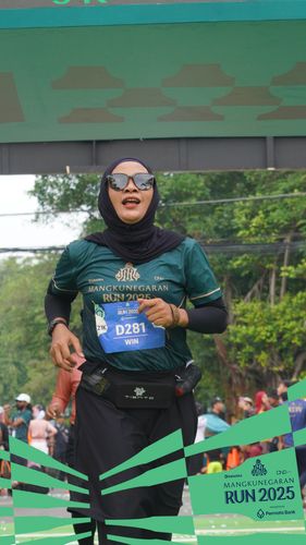 Race photo from Mangkunegaran Run 2025