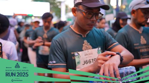 Race photo from Mangkunegaran Run 2025