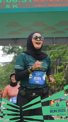 Race photo from Mangkunegaran Run 2025