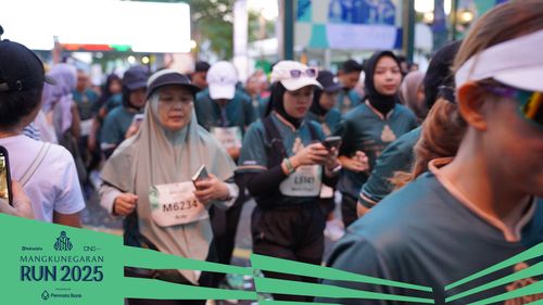 Race photo from Mangkunegaran Run 2025