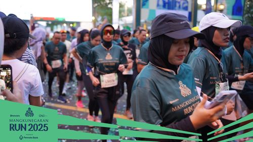 Race photo from Mangkunegaran Run 2025