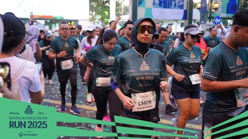 Race photo from Mangkunegaran Run 2025