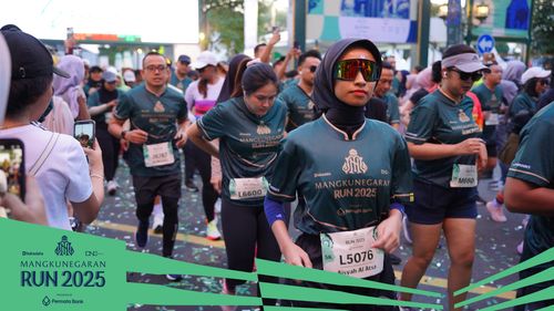 Race photo from Mangkunegaran Run 2025