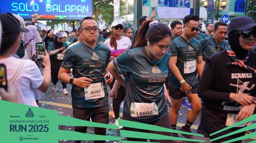 Race photo from Mangkunegaran Run 2025