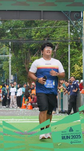 Race photo from Mangkunegaran Run 2025