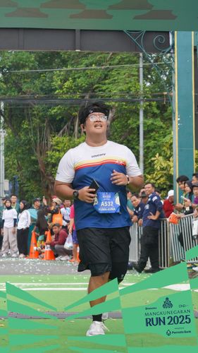 Race photo from Mangkunegaran Run 2025