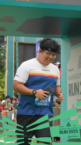 Race photo from Mangkunegaran Run 2025