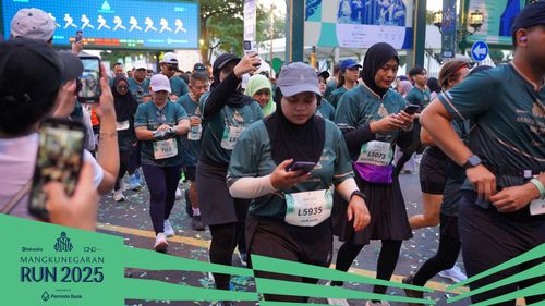 Race photo from Mangkunegaran Run 2025