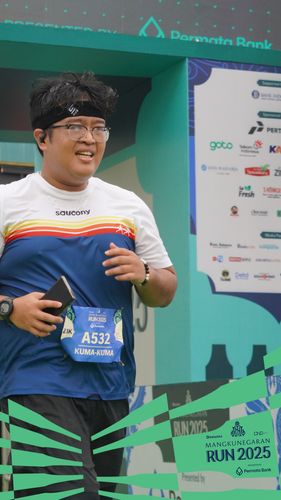 Race photo from Mangkunegaran Run 2025
