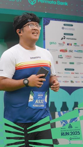 Race photo from Mangkunegaran Run 2025