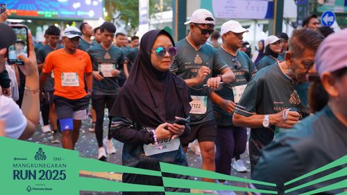 Race photo from Mangkunegaran Run 2025