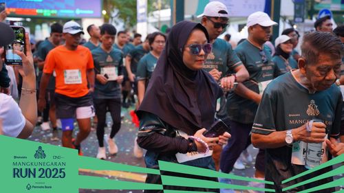 Race photo from Mangkunegaran Run 2025