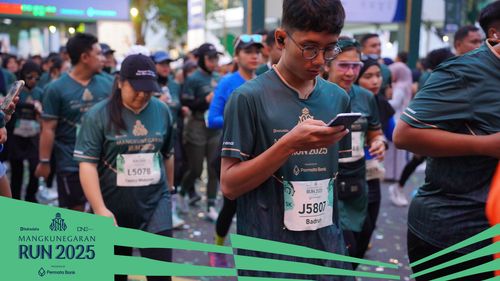 Race photo from Mangkunegaran Run 2025
