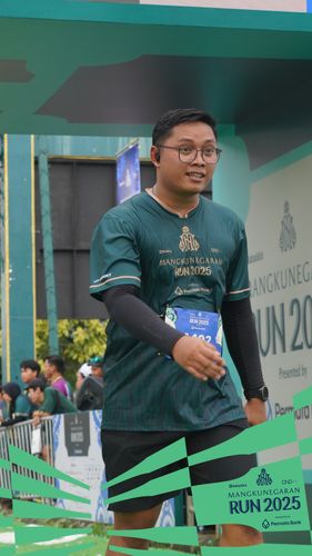 Race photo from Mangkunegaran Run 2025