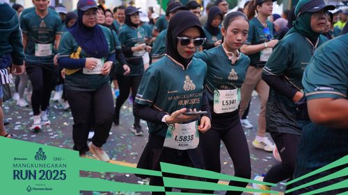 Race photo from Mangkunegaran Run 2025