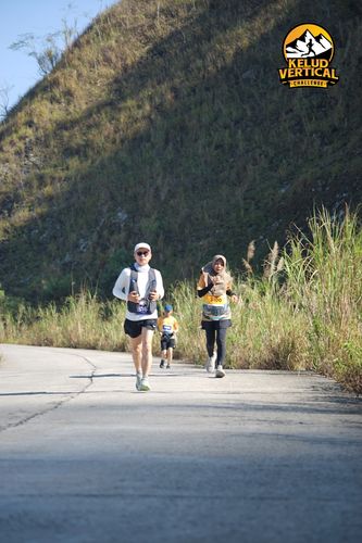 Race photo from Kelud Vertical Challenge 2024