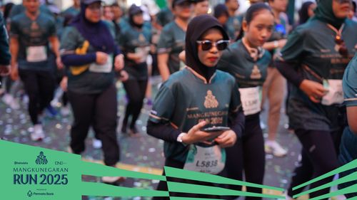 Race photo from Mangkunegaran Run 2025