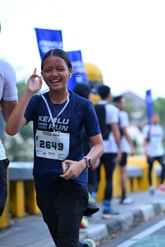 Race photo from KEMLU RUN 2025