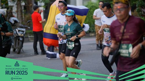 Race photo from Mangkunegaran Run 2025