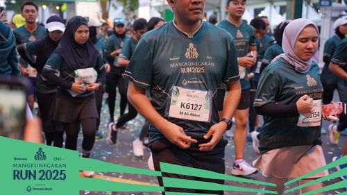 Race photo from Mangkunegaran Run 2025