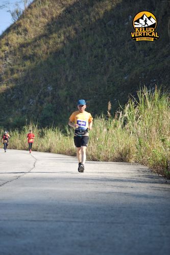Race photo from Kelud Vertical Challenge 2024