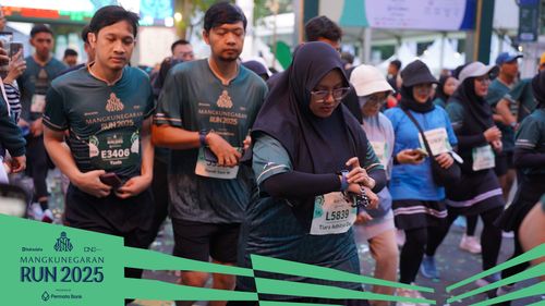 Race photo from Mangkunegaran Run 2025