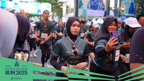 Race photo from Mangkunegaran Run 2025