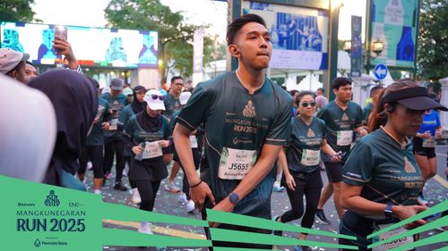 Race photo from Mangkunegaran Run 2025