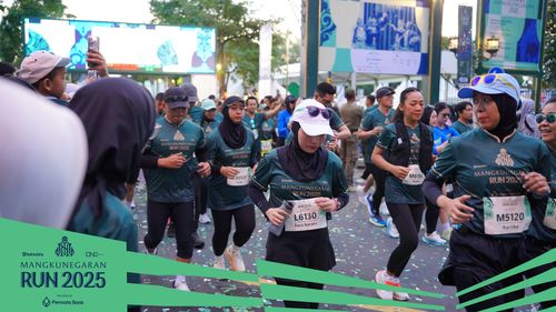 Race photo from Mangkunegaran Run 2025