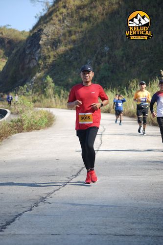 Race photo from Kelud Vertical Challenge 2024