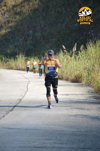 Race photo from Kelud Vertical Challenge 2024