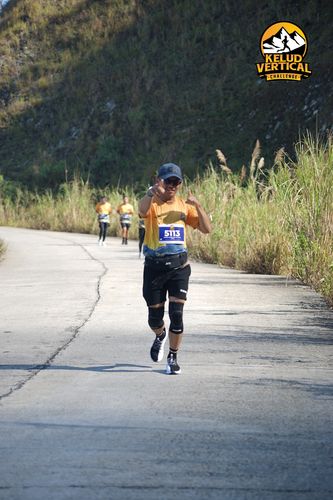 Race photo from Kelud Vertical Challenge 2024