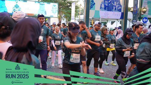 Race photo from Mangkunegaran Run 2025