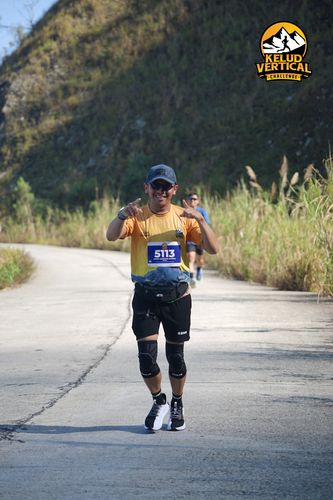 Race photo from Kelud Vertical Challenge 2024