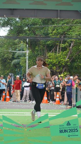 Race photo from Mangkunegaran Run 2025