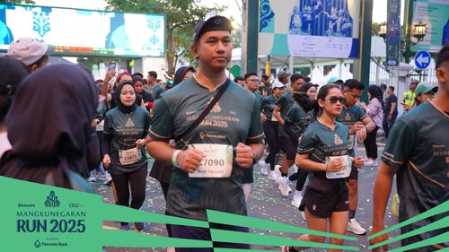 Race photo from Mangkunegaran Run 2025