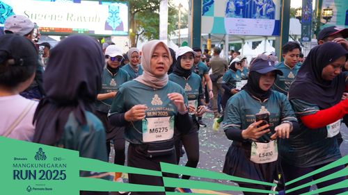 Race photo from Mangkunegaran Run 2025