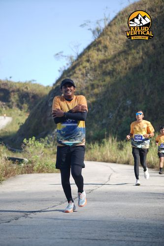 Race photo from Kelud Vertical Challenge 2024