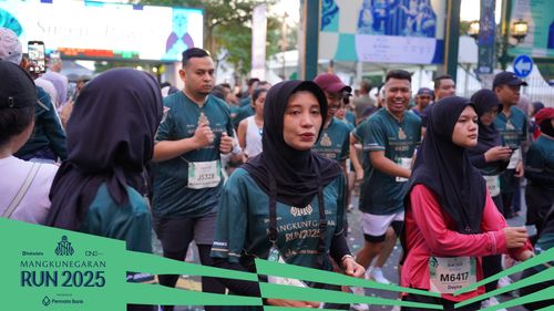 Race photo from Mangkunegaran Run 2025