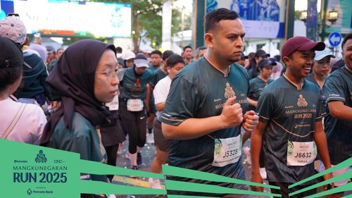 Race photo from Mangkunegaran Run 2025