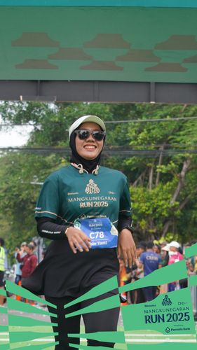 Race photo from Mangkunegaran Run 2025