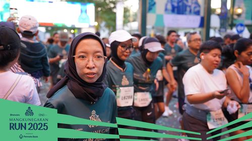 Race photo from Mangkunegaran Run 2025