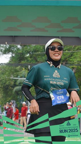 Race photo from Mangkunegaran Run 2025