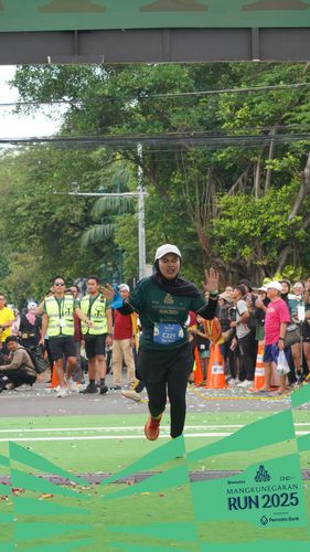Race photo from Mangkunegaran Run 2025