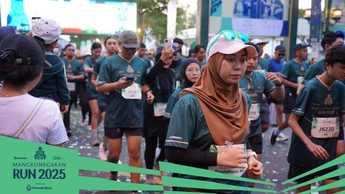 Race photo from Mangkunegaran Run 2025