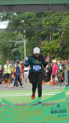 Race photo from Mangkunegaran Run 2025