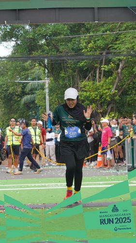 Race photo from Mangkunegaran Run 2025