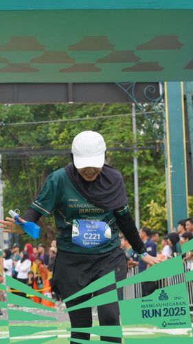 Race photo from Mangkunegaran Run 2025