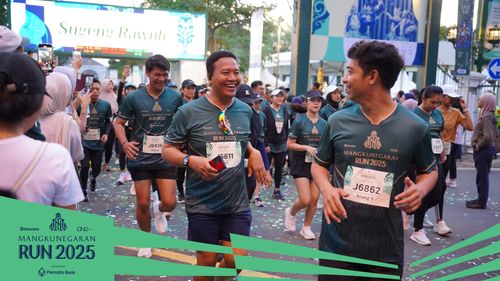 Race photo from Mangkunegaran Run 2025